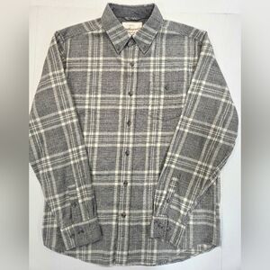 Weatherproof Charcoal Plaid Button Down Shirt